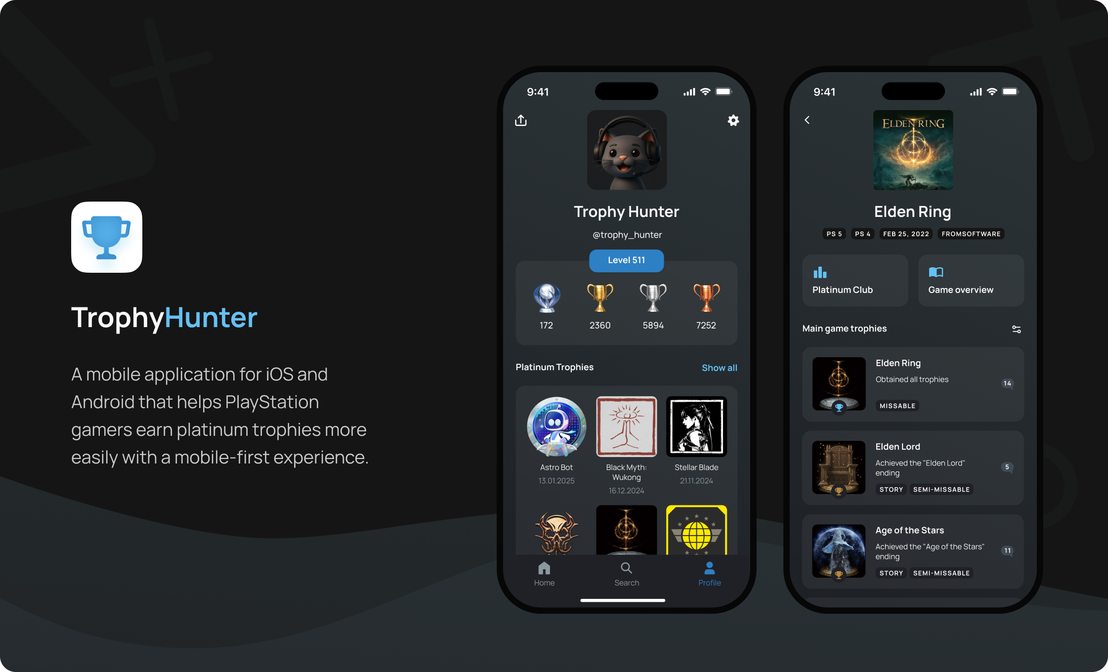 TrophyHunter Project Screenshot
